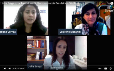 Webinar sobre Macroeconomia Brasileira e COVID-19